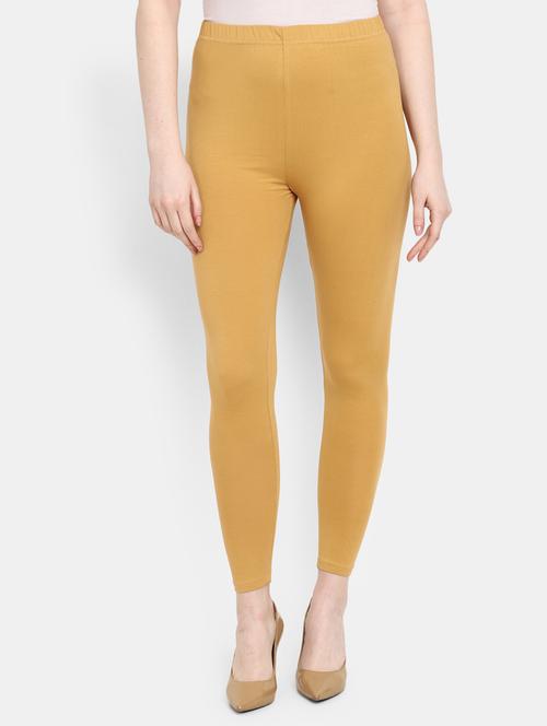 women solid cotton legging - 20594581 - Very Small Image - 1