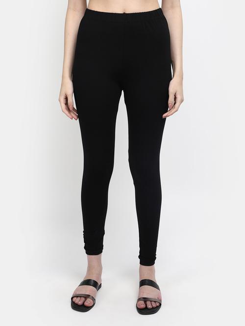 women solid cotton legging - 20594582 - Very Small Image - 1