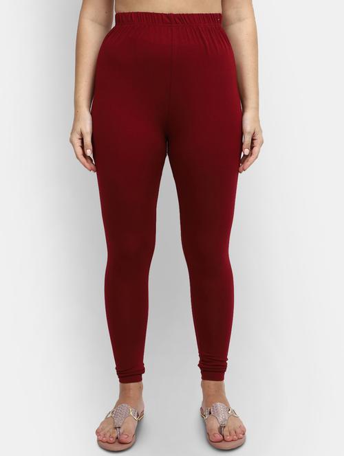 women solid cotton legging - 20594595 - Very Small Image - 1