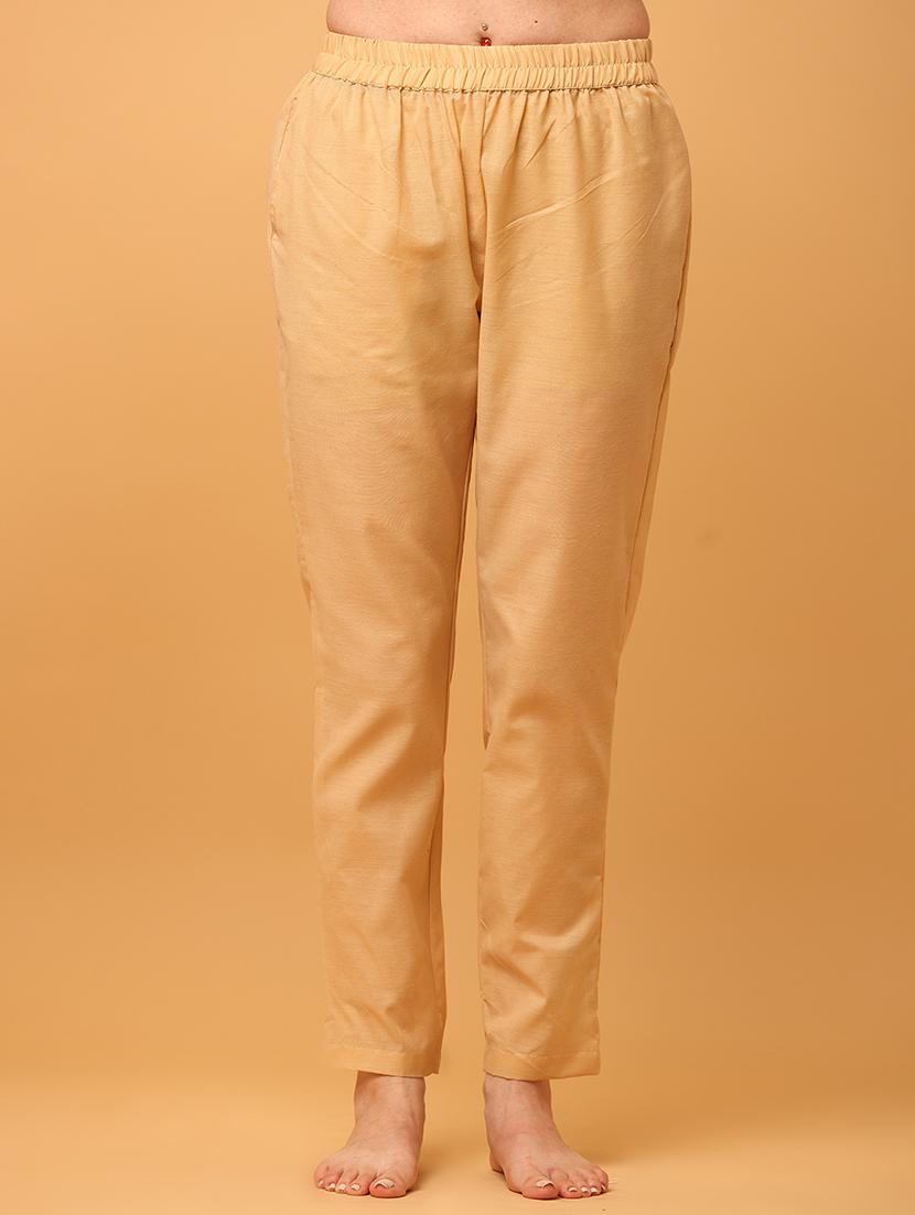mustard three quarter sleeve suit set - 20598410 - Zoom Image - 3