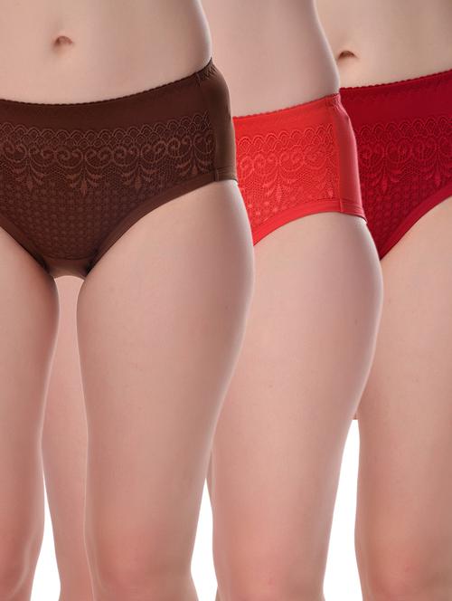 pack of 3 solid hipster panties - 20612206 - Very Small Image - 1