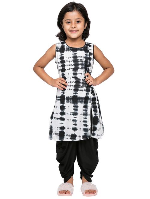 girls tie & dye kurta salwar set - 20622699 - Very Small Image - 1