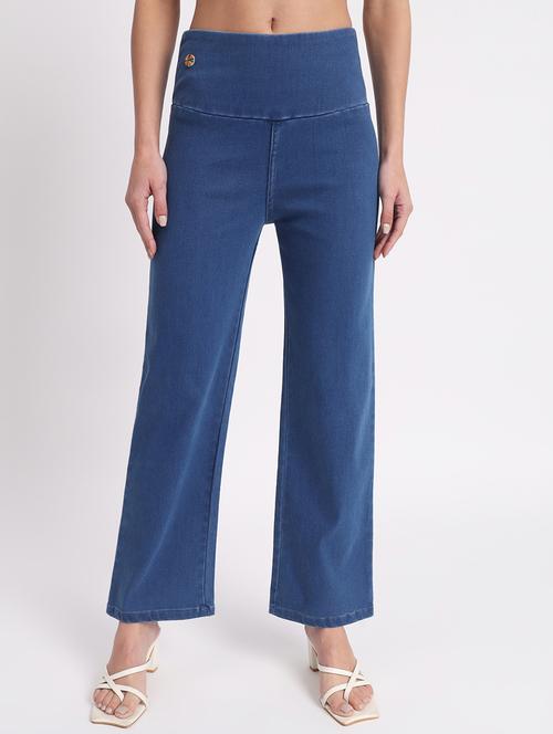 women solid stright fit jegging - 20644469 - Very Small Image - 1