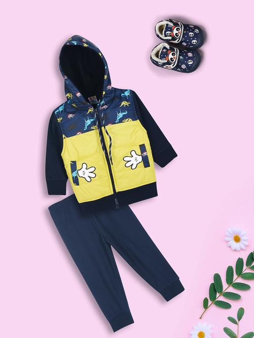 kids wool blend full lenght twin set - 20687565 - Very Small Image - 1