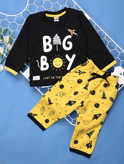 kids wool blend full lenght twin set - 20687834 - Very Small Image - 1