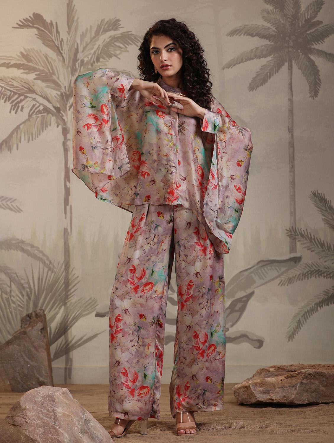 multi colored floral o-ord set - 20727271 - Standard Image - 2