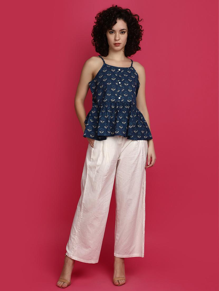 women printed peplum top - 20728043 - Zoom Image - 4