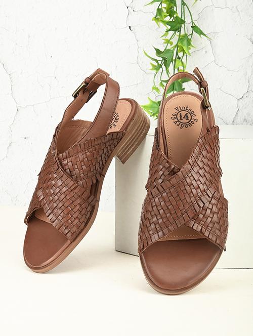 hosis brand tan back strap sandal - 20742840 - Standard Image - 0