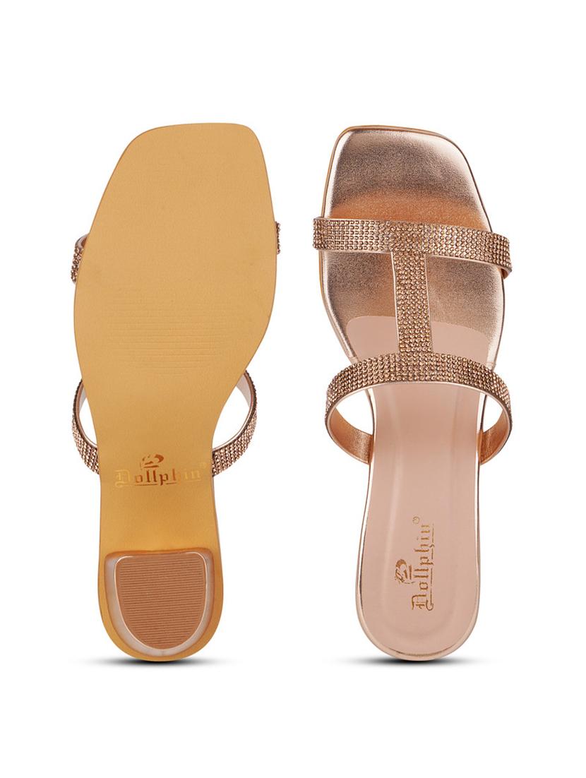 women slip on block heel sandal - 20831291 - Standard Image - 4
