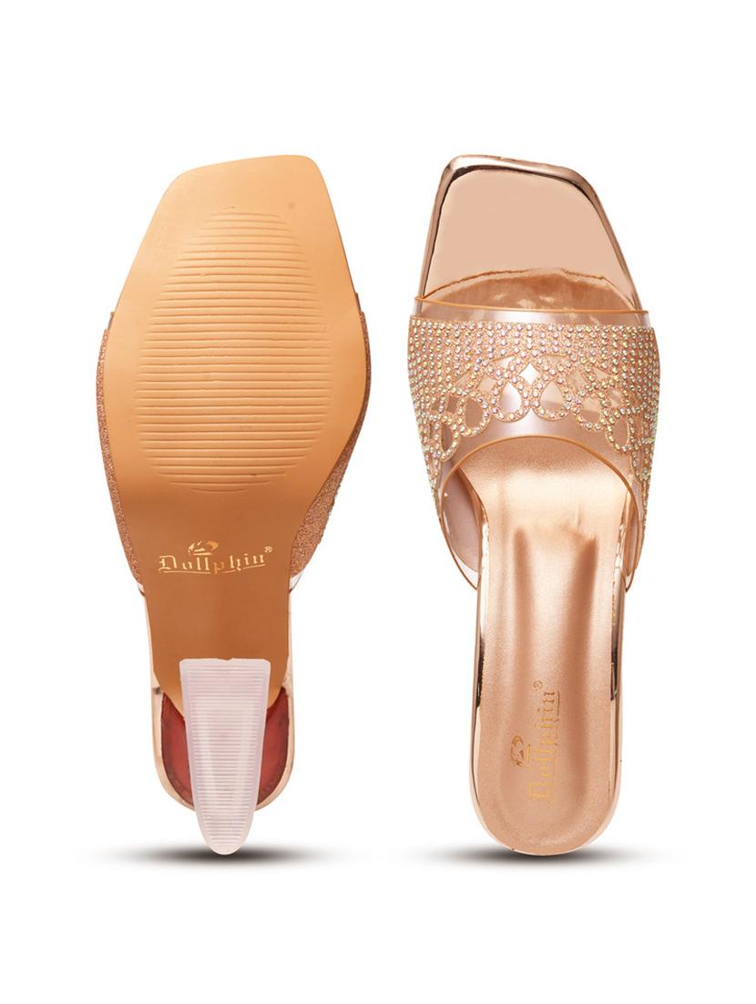 women slip on heel sandal - 20831294 - Standard Image - 4