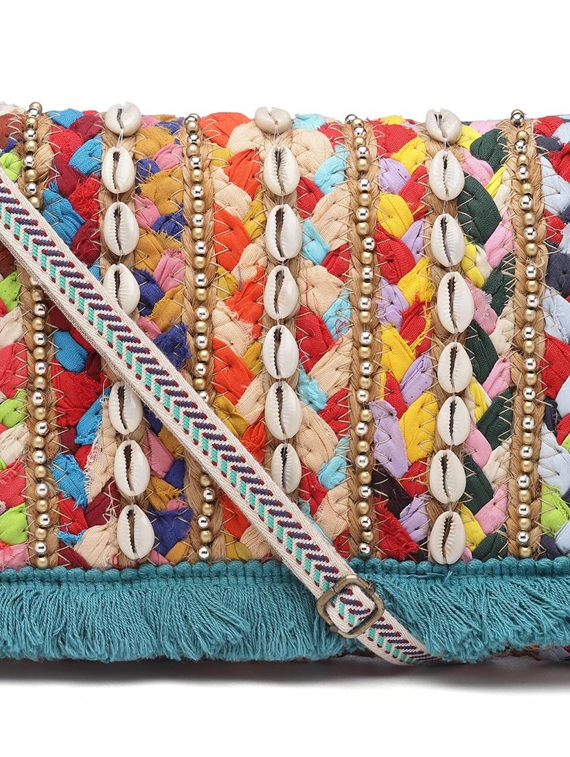 multi colored embellished sling bag - 20852447 - Standard Image - 3