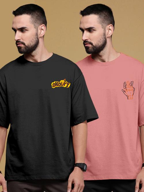 pack of 2 round neck combo t-shirt - 20878563 - Very Small Image - 1