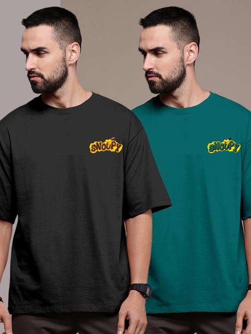 Pack Of 2 Round Neck Combo T-shirt - 20878592 - Very Small Image - 1