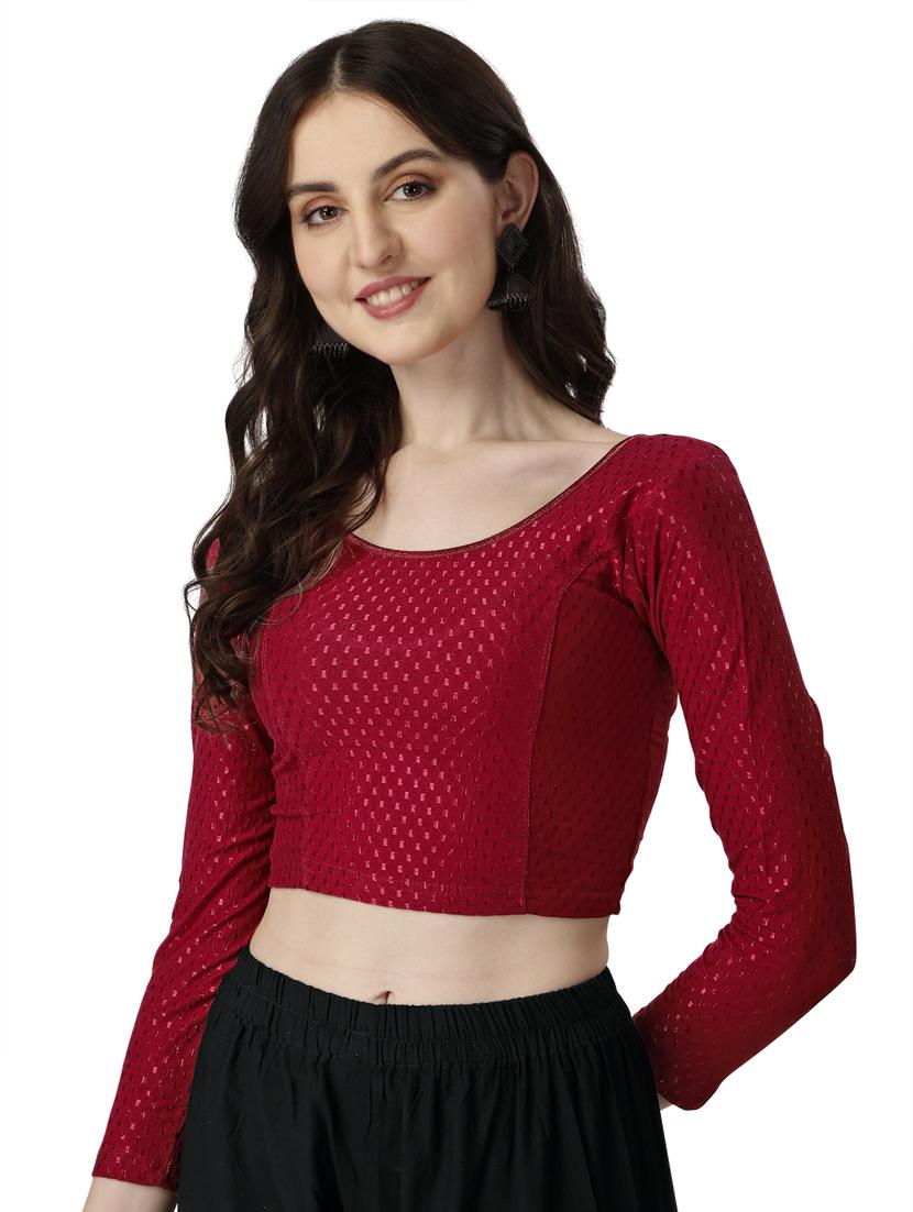 women long sleeve stitched blouse - 20947342 - Standard Image - 3