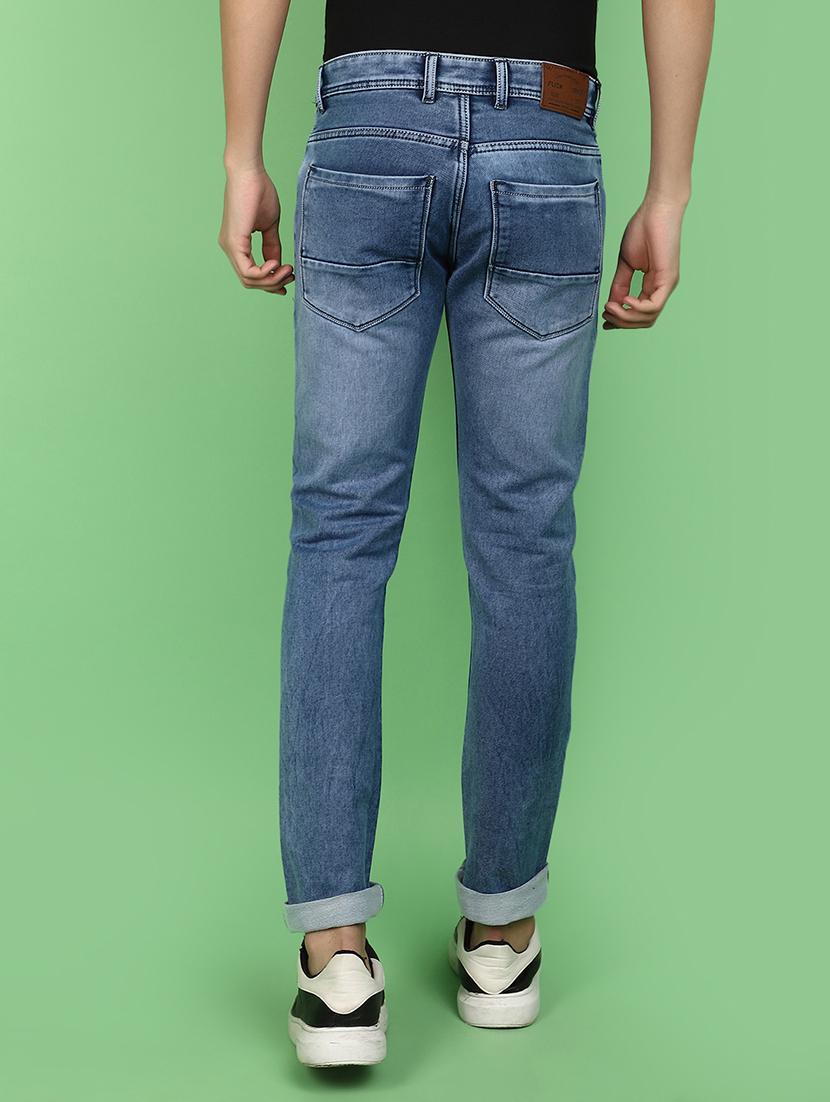 men mid rise plain jeans - 20948530 - Standard Image - 3