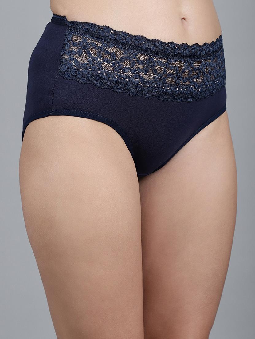 navy blue cotton hipster panty - 20962320 - Zoom Image - 1