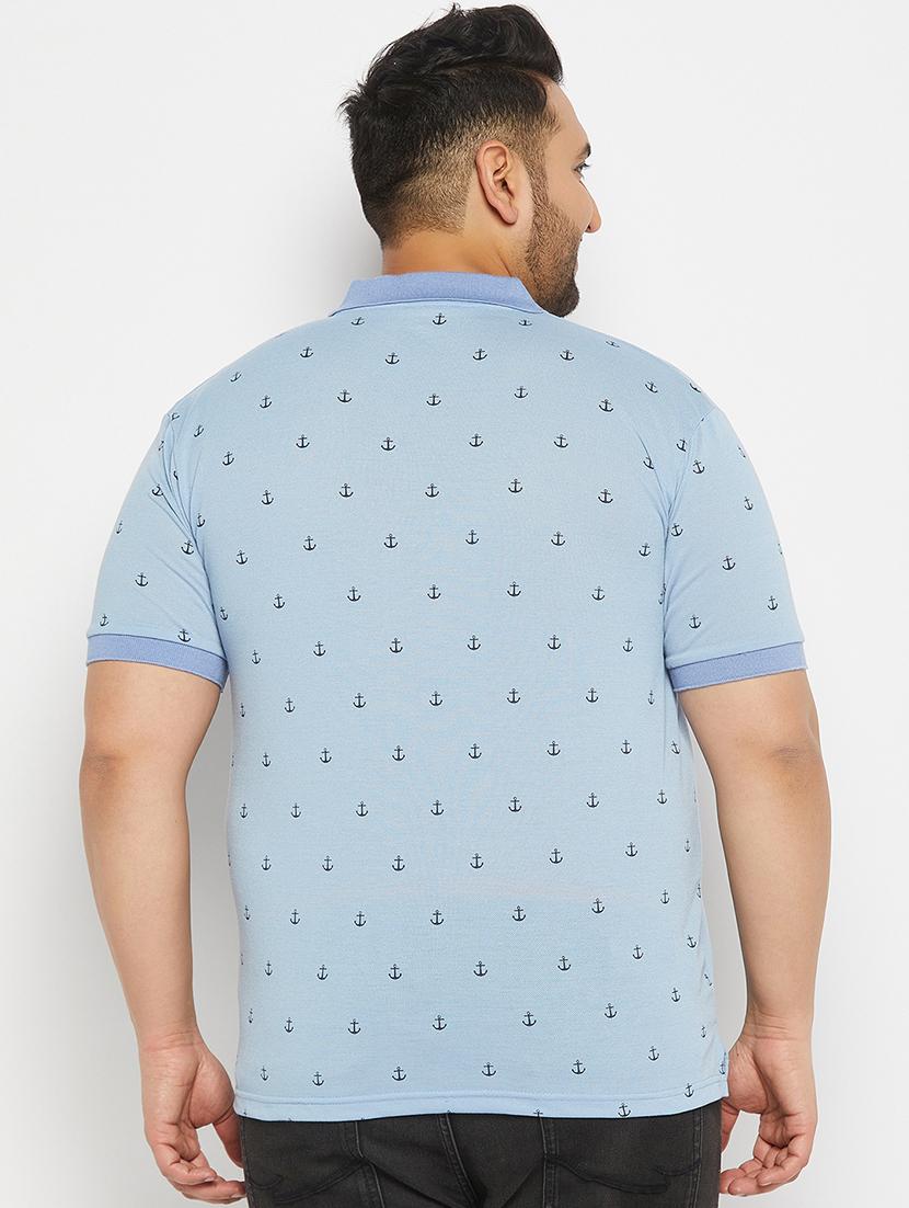 men polo neck printed t-shirt - 20963433 - Zoom Image - 2