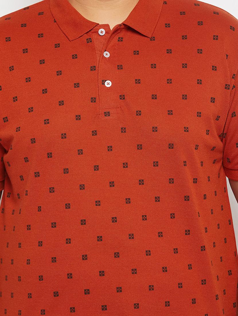 men polo neck printed t-shirt - 20963447 - Zoom Image - 4