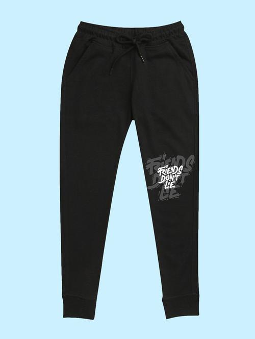 black placement print detailed jogger - 20978692 - Very Small Image - 1