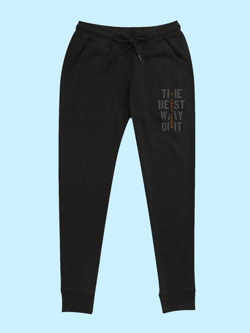 black placement print detailed jogger - 20978706 - Very Small Image - 1