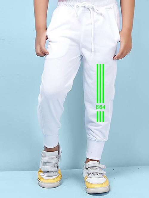 kids mid rise placement printed track pant - 20978723 - Very Small Image - 1