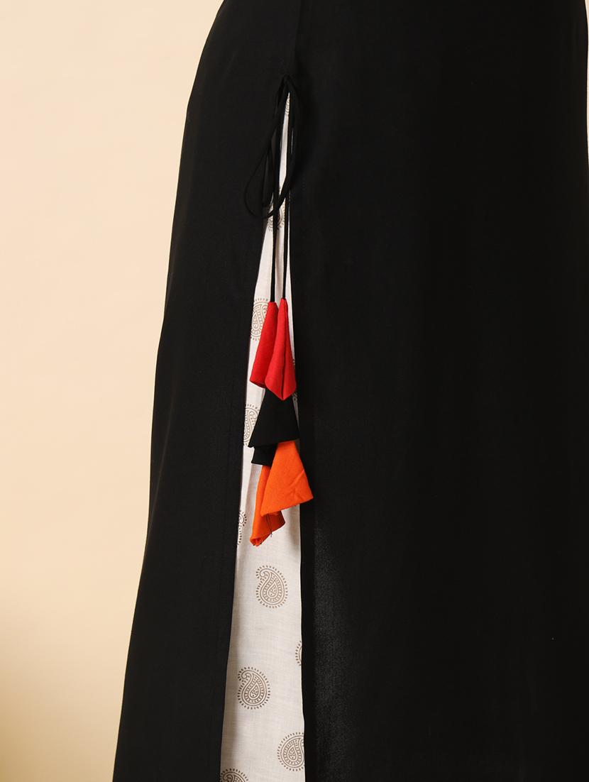 women solid sleveless straight kurta - 20996156 - Standard Image - 5