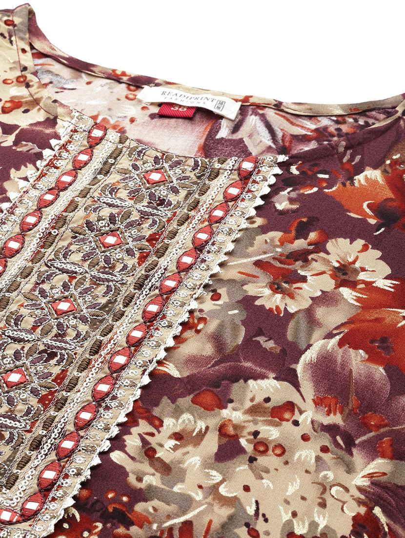 women three quarter sleeve kurta pant with dupatta set - 20999786 - Standard Image - 5