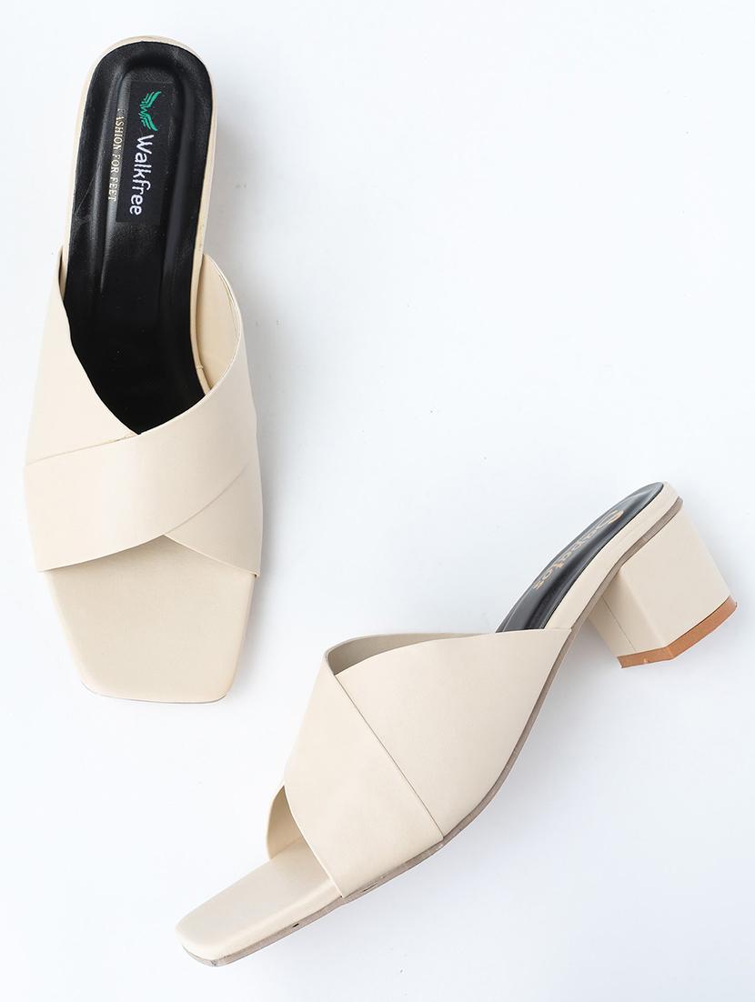 off white slip on sandal - 21000793 - Standard Image - 2