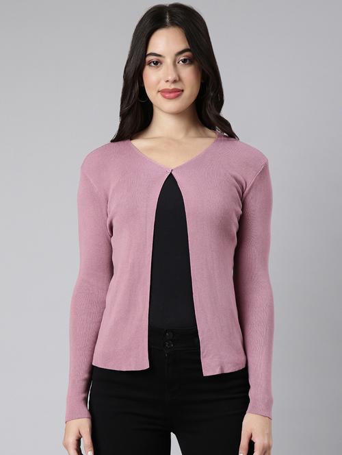 lavender acrylic shrug - 21023326 - Very Small Image - 1