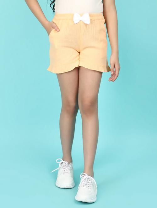 orange rayon shorts  - 21031828 - Very Small Image - 1