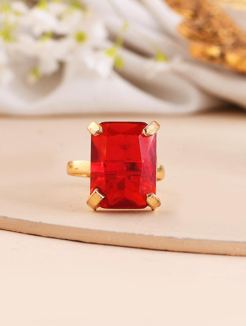 gold stainless steel finger rings - 21048015 - Zoom Image - 0