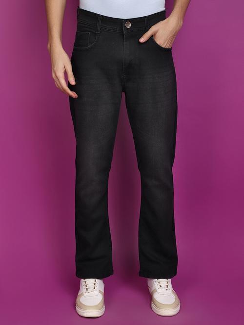 men mid rise washed denim jeans - 21049823 - Standard Image - 0