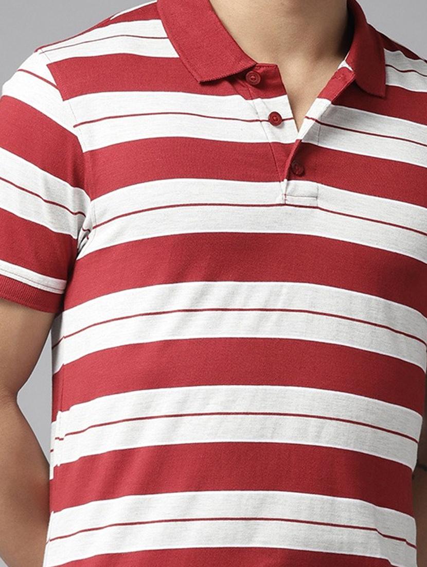 men polo neck striped t-shirt - 21080278 - Standard Image - 4