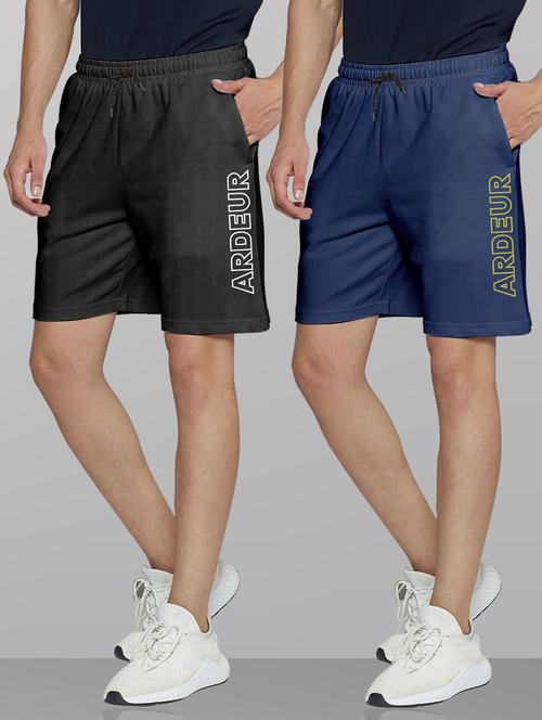men pack of 2 mid rise shorts - 21099645 - Very Small Image - 1