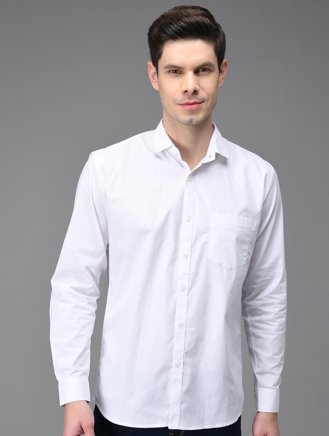 men collared long sleeve casual shirt - 21113524 -  Zoom Image - 0