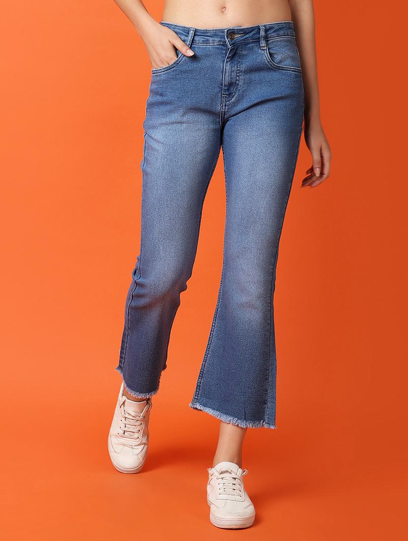 blue bootcut plain jean - 21134986 - Zoom Image - 0