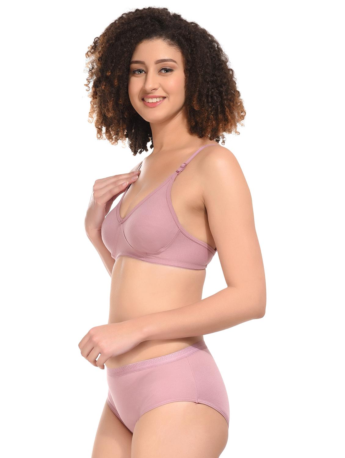 pack of 2 multi coloured hosiery bra and panty set - 21145549 - Standard Image - 5