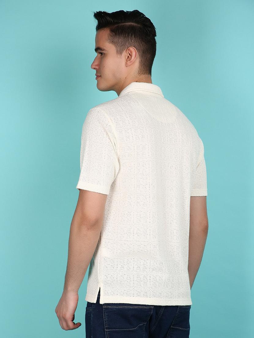 Buy online Men Printed Half Sleeve Polo T-shirt from top wear for Men ...