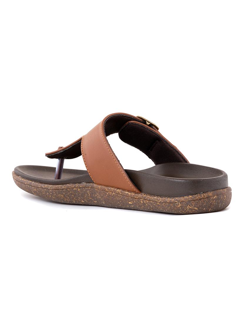 brown slip on sandal - 21167481 - Zoom Image - 2