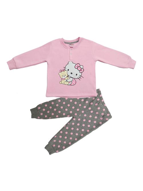 girls graphic printed full length set - 21167926 - Standard Image - 0