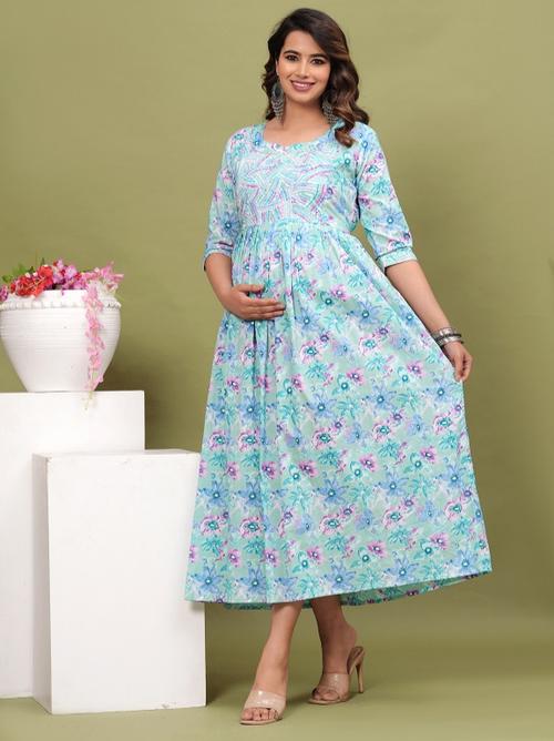 cotton maternity and feeding kurti  - 21169051 - Very Small Image - 1