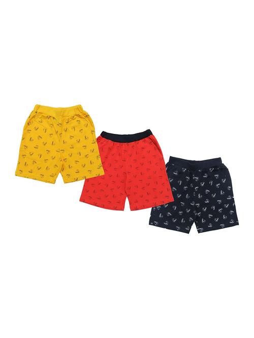 boys pack of 3 cotton shorts - 21170261 - Standard Image - 0