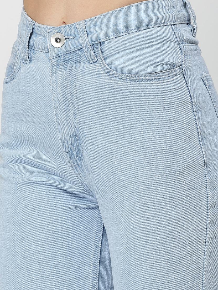 light blue cotton jeans - 21179083 - Standard Image - 5