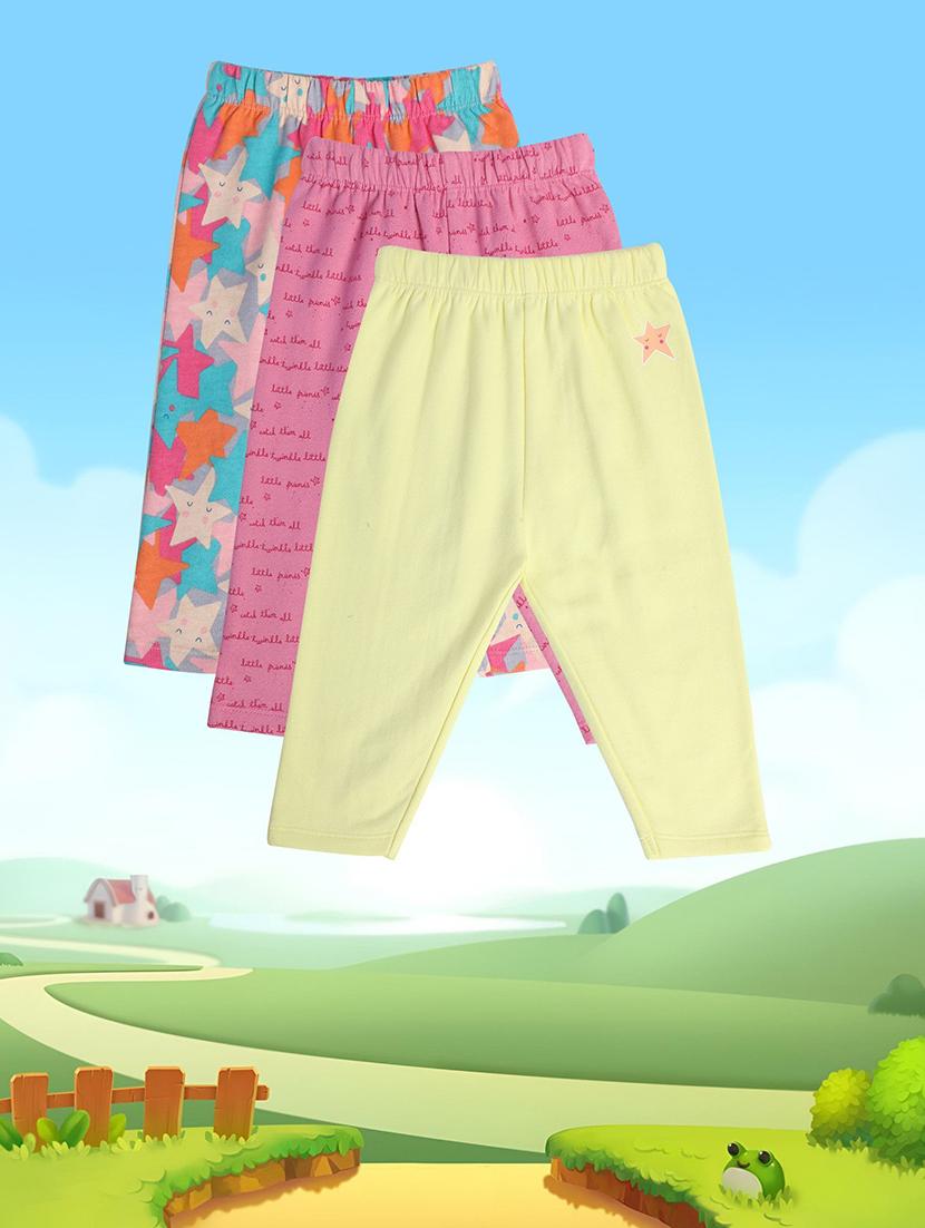 girls mid-rise set of 3 printed casual trouser - 21192837 - Zoom Image - 0