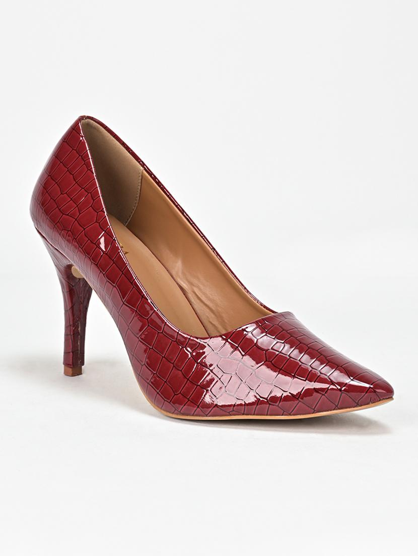 maroon slip on sandal - 21223485 - Zoom Image - 2