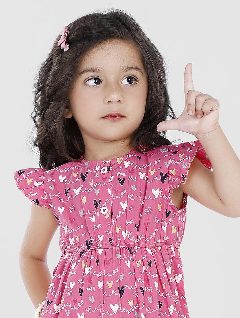 pink cotton romper - 21232313 - Standard Image - 3