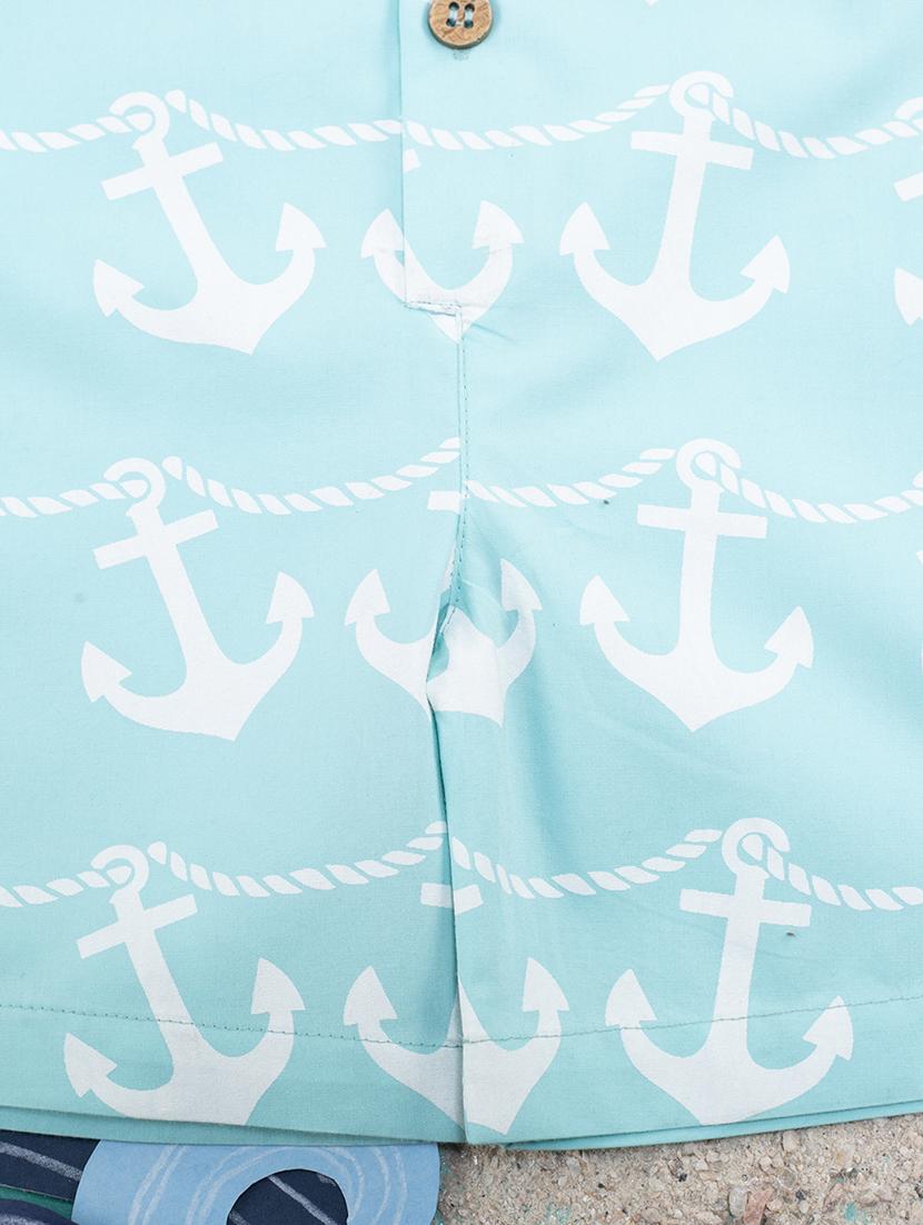 light blue cotton romper - 21232978 - Standard Image - 3
