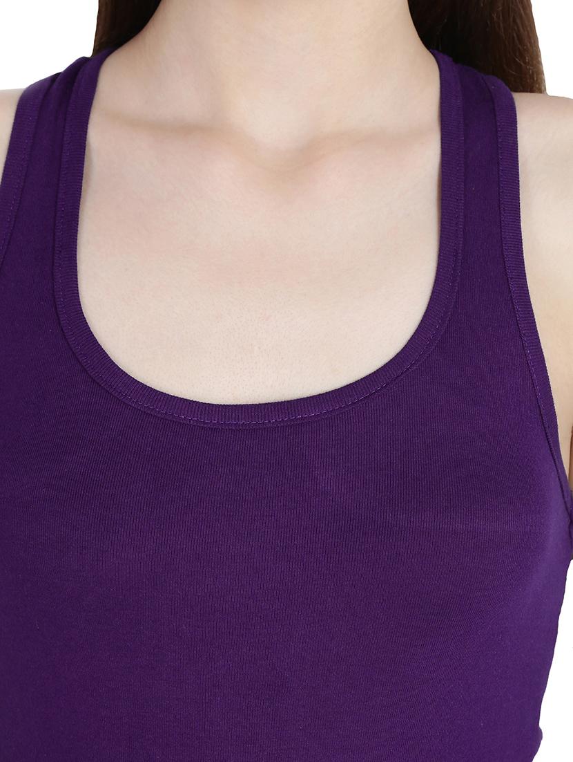 purple cotton camisole - 21234261 - Zoom Image - 4