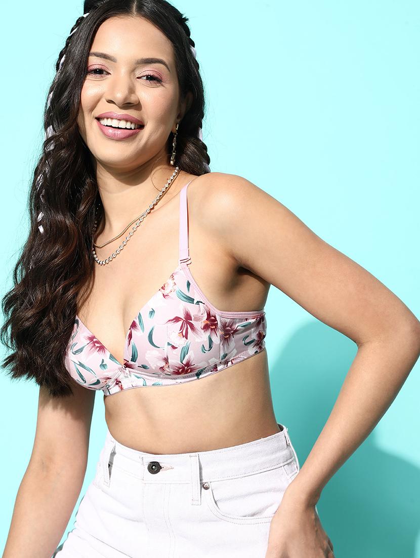 pink elastane t-shirt bra - 21234772 - Zoom Image - 0