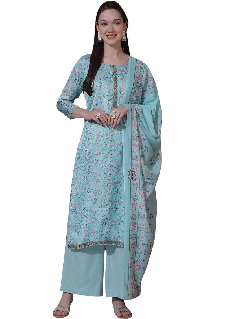 women digital printed unstitched suit - 21235278 -  Zoom Image - 0